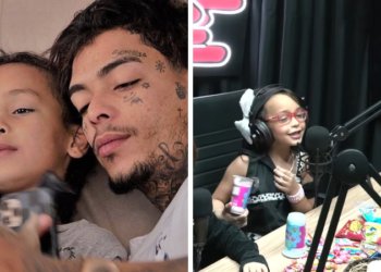 Soraya, filha de MC Kevin, imita bordões e canta música do pai em podcast