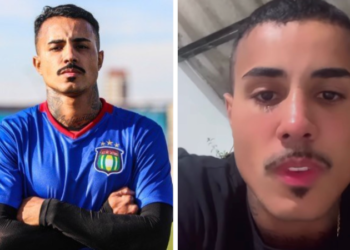 MC Livinho chora ao se despedir do São Caetano e lamenta não ter feito gol