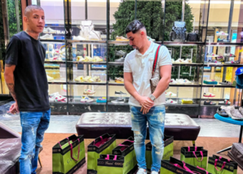MC Don Juan e MK gastam mais de R$70 mil na loja da Gucci