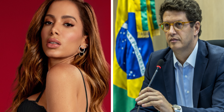 Anitta dispara contra ex-ministro Ricardo Salles: Meu c* serve mais à sociedade que você”