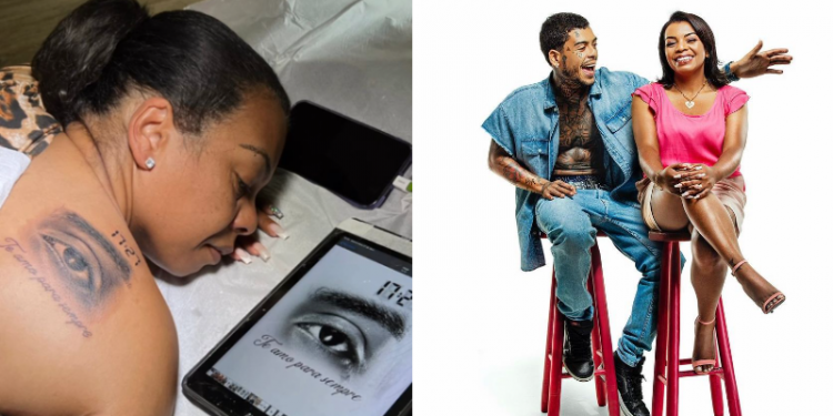 Dona Val faz tatuagem realista em homenagem ao filho MC Kevin