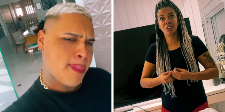 Após passar a noite na revoada, MC Ryan SP leva bronca da mãe