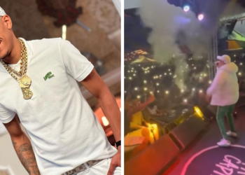 MC Paulin da Capital faz show no Rio de Janeiro ao som de tiros de fuzil; assista