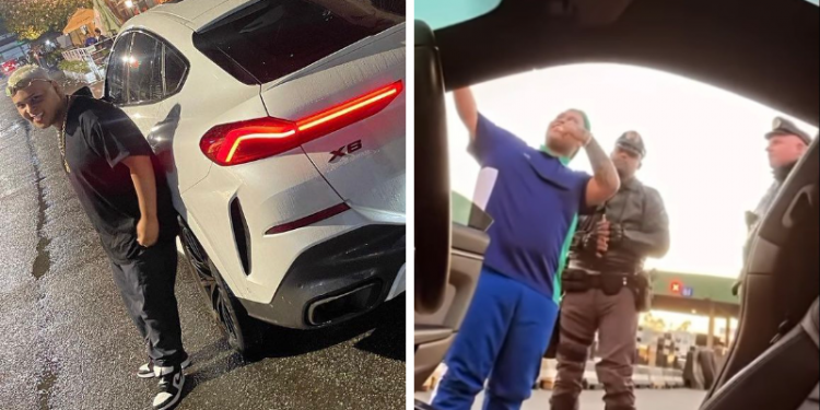 MC Ryan SP é enquadrado pela polícia mas só para tirar uma foto; veja