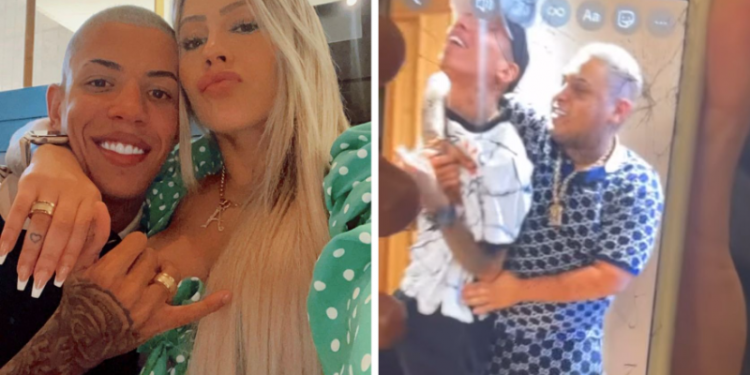 VÍDEO: MC Ryan SP arranha as costas do MC Don Juan e tenta se explicar para a mulher