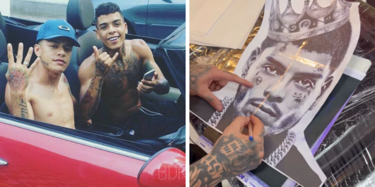 MC Mãozinha fecha as costas com tatuagem em homenagem ao MC Kevin; veja