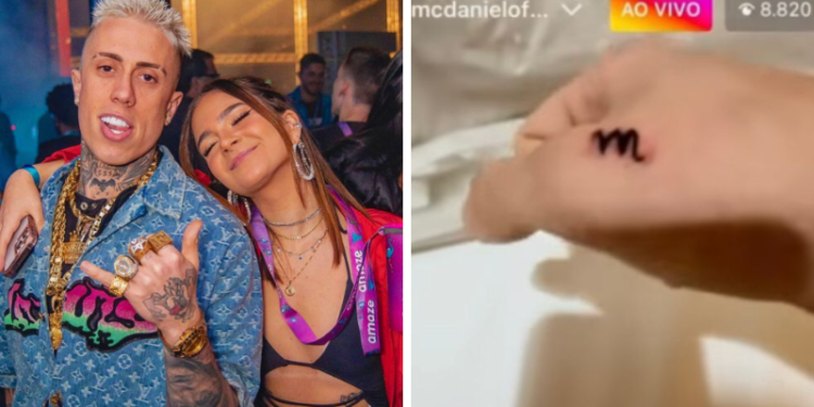 O Falcão do Funk, que está em uma ascensão na sua carreira, mostrou sua nova tatuagem e logo os fãs e o Tubarão especularam que seja para a atriz Mel Maia.