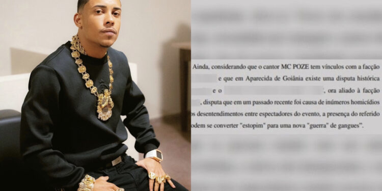 MC Poze tem show suspenso por justiça esse final de semana