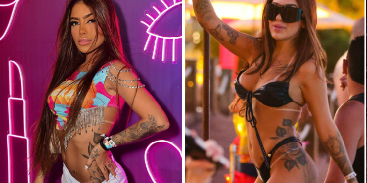 Neste último dia da 'Farofa da Gkay' o grande destaque da festa foi a funkeira Mirella. No fim da tarde desta quarta-feira (7), a cantora dançou bastante, rebolou muito a raba e deixou todos impressionados. A performance se deu à beira da piscina do hotel onde foi realizada a festa. Mas antes do ‘show’ começar, a morena levou um ‘confere’ de um convidado. Vem com a Sobre Funk para saber mais. 