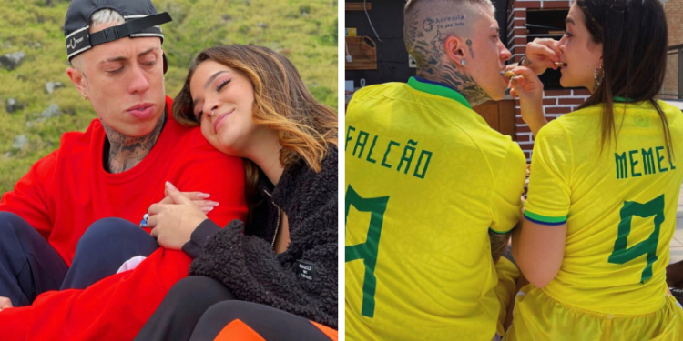 OFICIAL! O funkeiro MC Daniel assumiu oficialmente o namoro com atriz Mel Maia durante uma live. Na transmissão ao vivo, nesta segunda-feira (12), o cantor pegou sua amada de surpresa com uma declaração de amor.