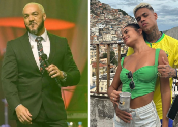 Na última semana, a atriz divulgou um vídeo em que o namorado está dirigindo enquanto escuta o áudio do amigo, o cantor Belo, que brinca ao se despedir dizendo que irá cantar no casamento dos dois