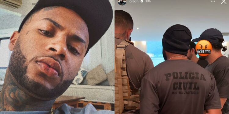 Orochi divulga foto de Policiais Civis em sua casa; entenda