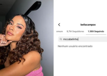 Na tarde desta quarta-feira (6), fãs do ex-casal perceberam que Bella Campos deu unfollow em MC Cabelinho no Instagram. A atriz tomou essa atitude depois de negar, mais uma vez, que ela e o funkeiro se reconciliaram. Vem com a Sobre Funk para saber mais.